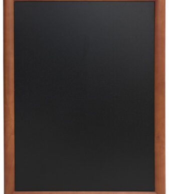 Securit krijtbord UNIVERSAL, met houten rand, donkerbruin