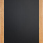 Securit krijtbord UNIVERSAL, met houten rand, teak