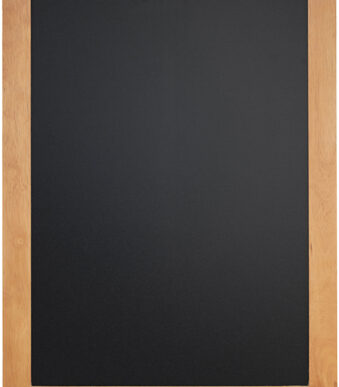 Securit krijtbord UNIVERSAL, met houten rand, teak