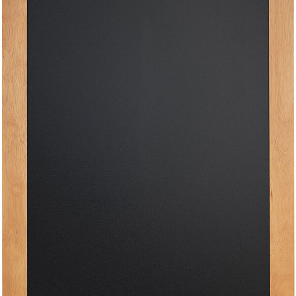 Securit krijtbord UNIVERSAL, met houten rand, teak
