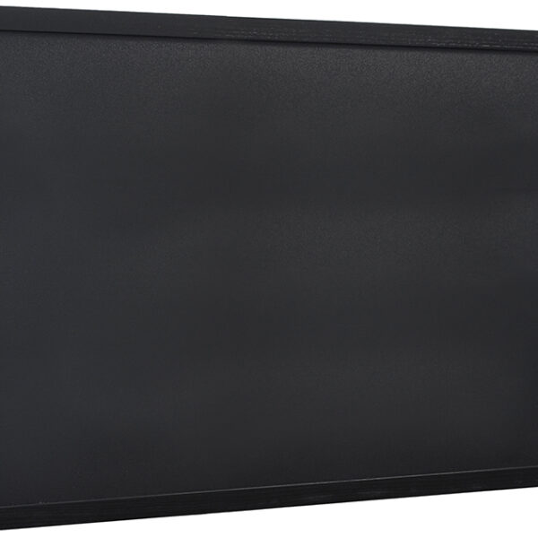 Securit krijtbord WOODY, met houten rand, zwart, 600 x 800 mm