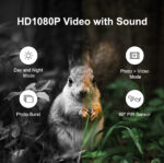 LogiLink Natuurcamera met nachtzicht, warmte- en bewegingsdetectie.