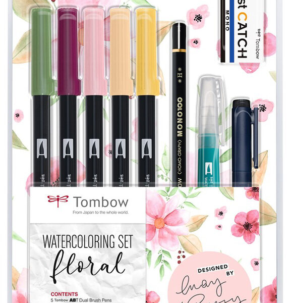 Tombow Watercoloring-set ´Floral´, 11-delig