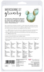 Tombow Watercoloring-set ´Greenery´, 11-delig