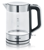 SEVERIN Glazen Waterkoker, 1,7 liter, Glas/Roestvrij Staal