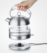 Retro-glazen waterkoker van 1,7 liter