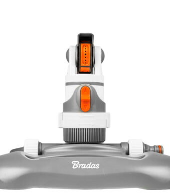 Bradas cirkelsproeier WHITE LINE, 4 functies, met Standfuß