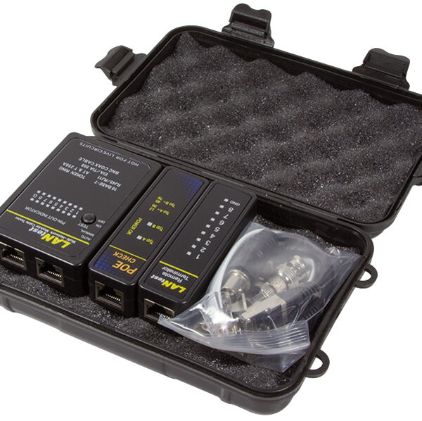 LogiLink netwerkkabeltester met PoE-detector, zwart