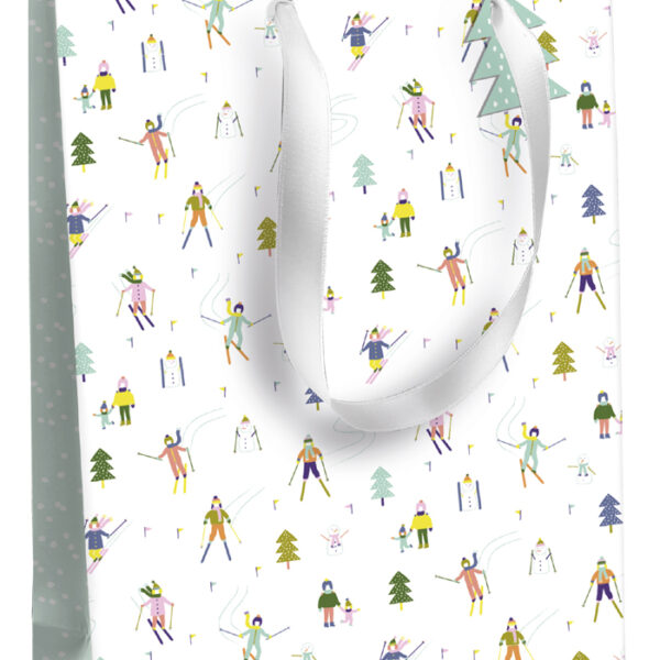 Clairefontaine Kerst Cadeauzak 'Sneeuw', middelmaat