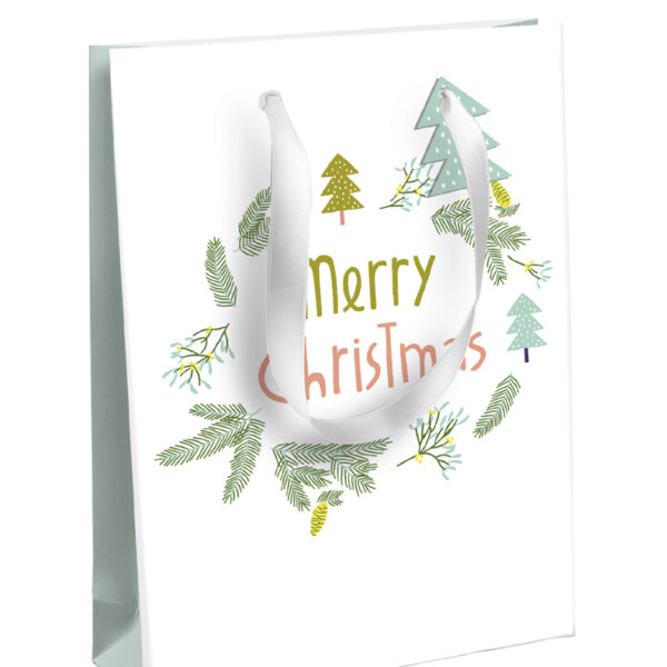 Clairefontaine kerstzakje 'Sneeuw', klein