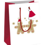 Clairefontaine kerstcadeauzakje 'Peperkoek', klein.