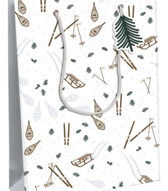 Kerstcadeau-wikkel 'Winter', middelmaat