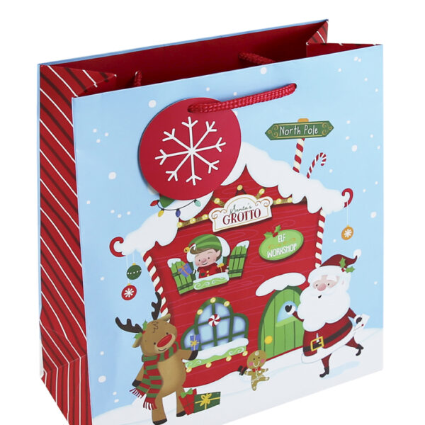 Clairefontaine Kerstcadeauzak 'Peperkoekhuisje'