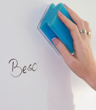 FRANKEN universele-reinigingsspons X-Wipe!, blauw/wit