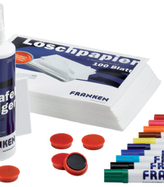 FRANKEN Starter-set voor magneetbord/whiteboard/planbord