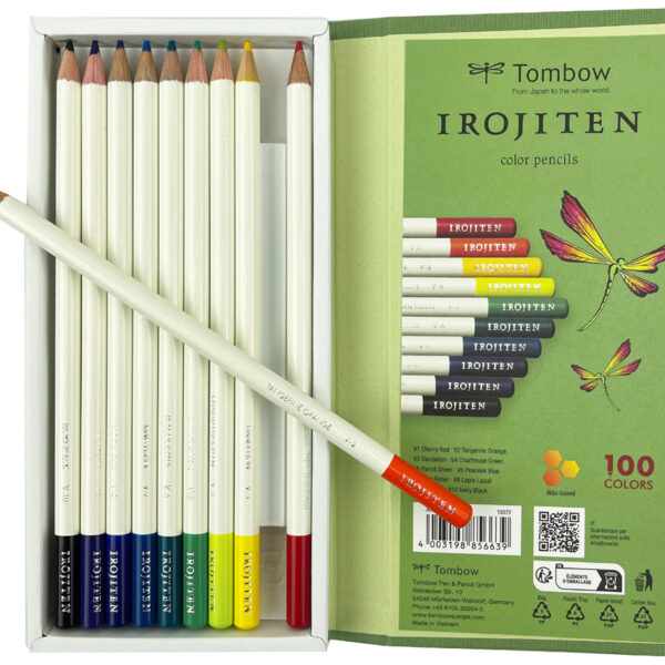 Tombow kleurpotloden IROJITEN 'Volumen 2', set van 10