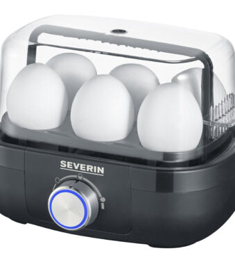 SEVERIN eierkoker WK 3166, voor 6 eieren, zwart