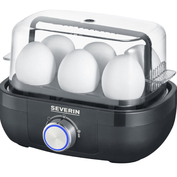 SEVERIN eierkoker WK 3166, voor 6 eieren, zwart