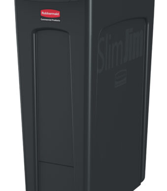 Rubbermaid afvalbak Slim Jim met ventilatiekanalen