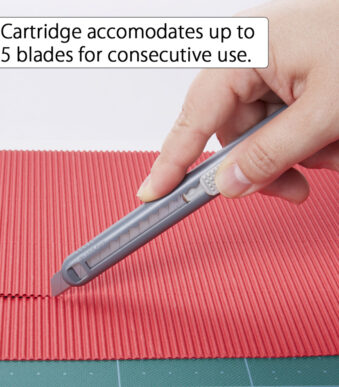 NT Cutter A 551 P, kunststof cutter met bladenmagazijn