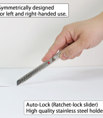 NT Cutter A-1P, behuizing van metaal, kleur: zilver