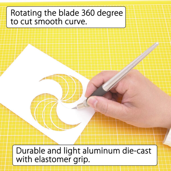 NT Cutter grafische cutter SW-600 GP, van aluminium