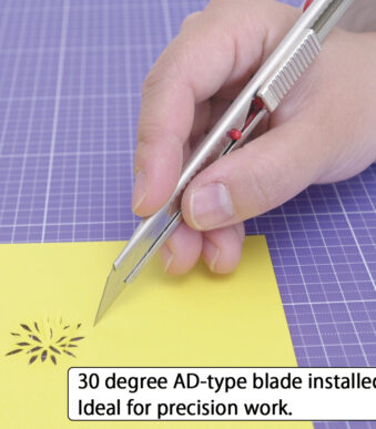 NT Cutter AD-2P, behuizing van metaal, kleur: zilver