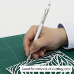 NT Cutter grafische cutter D-1000P, aluminium, zilver