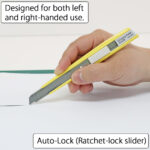 NT Cutter A-301RP, kunststof-behuizing, 9 mm mesblad, roze