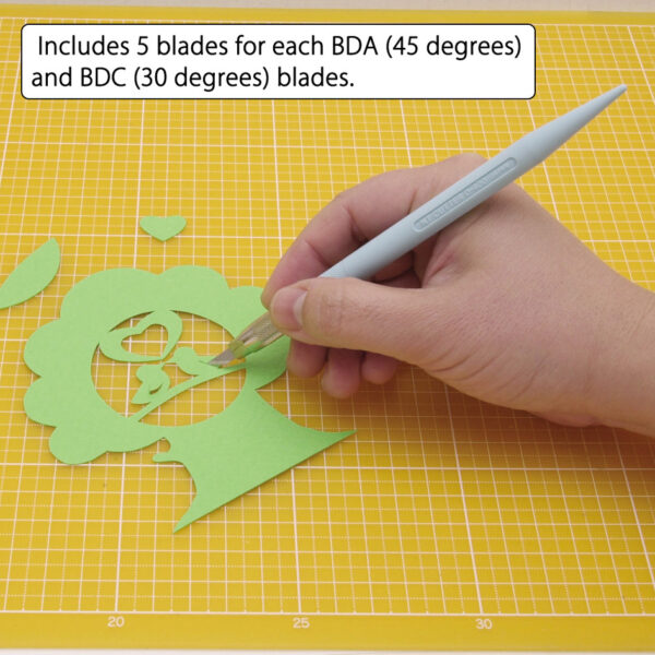 NT Cutter scalpel D-401P, pastelblauw