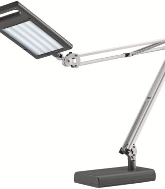 Hansa LED-werklamp 4 Work, antraciet, met voet en klem