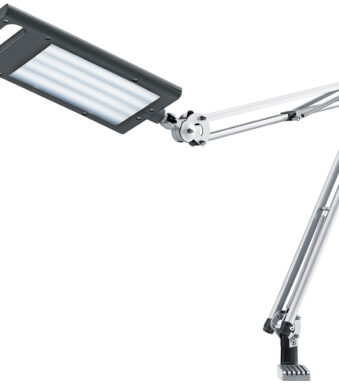 Hansa LED-werklamp 4 Work, antraciet, met voet en klem