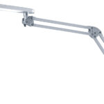 Hansa LED-bureaulamp 4 Stars, met klem, zilver