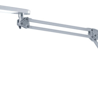 Hansa LED-bureaulamp 4 Stars, met klem, zilver