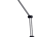 Hansa LED-bureaulamp Space, zilver gesatineerd