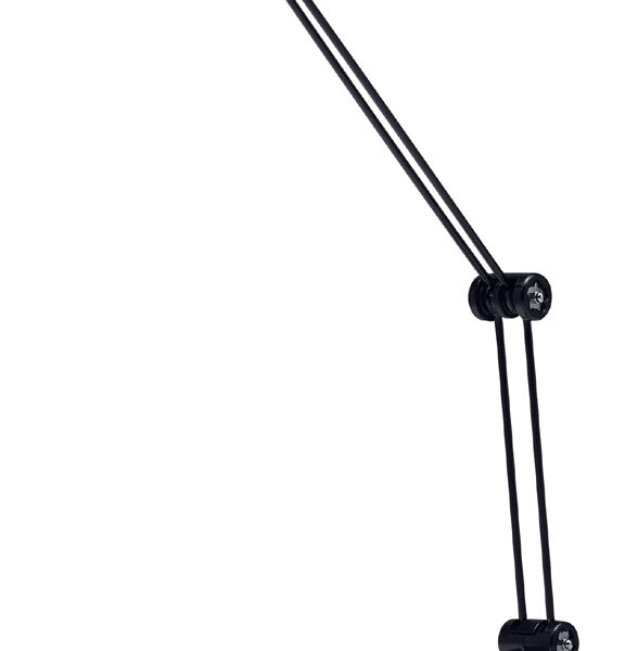 Hansa LED-bureaulamp Space, zilver gesatineerd