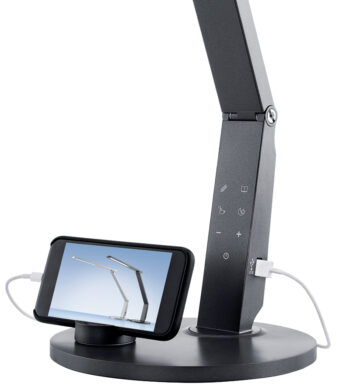 Hansa LED-bureaulamp Vario Plus, antraciet