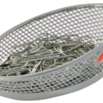 ALBA paperclipdispenser MESHCLIP M, van draadijzer, grijs
