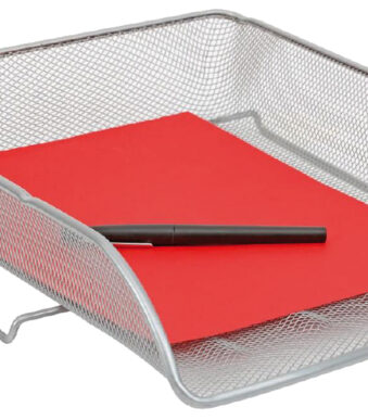 ALBA brievenbakje MESHFRA, DIN A4, draadijzer, grijs