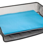 ALBA brievenbakje MESHIT, A4 liggend, draadijzer,zwart