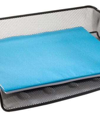 ALBA brievenbakje MESHIT, A4 liggend, draadijzer,zwart