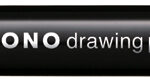 Tombow Fineliner MONO drawing pen, zwart, lijndikte 01