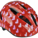 Kinderfietshelm 'Hart', maat: XS/S
