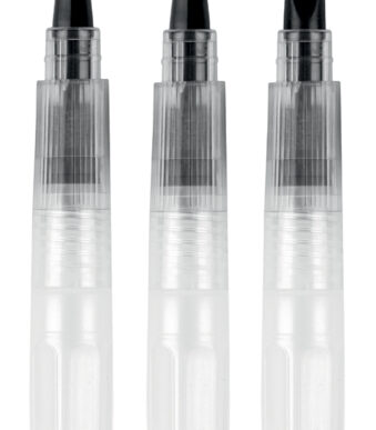 Aquarel penselen set, 3 stuks.