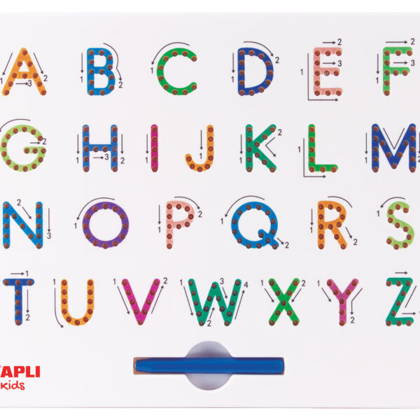 Apli kindermagneetbord, 'ABC-lettermagnetjes'