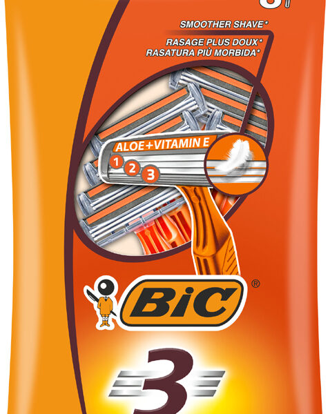 Wegwerpscheermesjes gevoelige huid voor mannen, 8 stuks