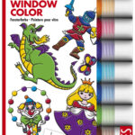 Marabu kinderverf voor ramen, set van 10 kleuren