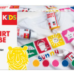Marabu Kindertextielverf 'T-shirtverf', set van 6 x 80 ml.