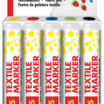 Marabu Kids Textielstiften, 5 stuks van 3 ml