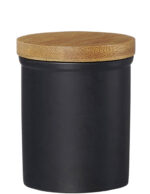 Voorraadpot Jasper, zwart, 200 ml